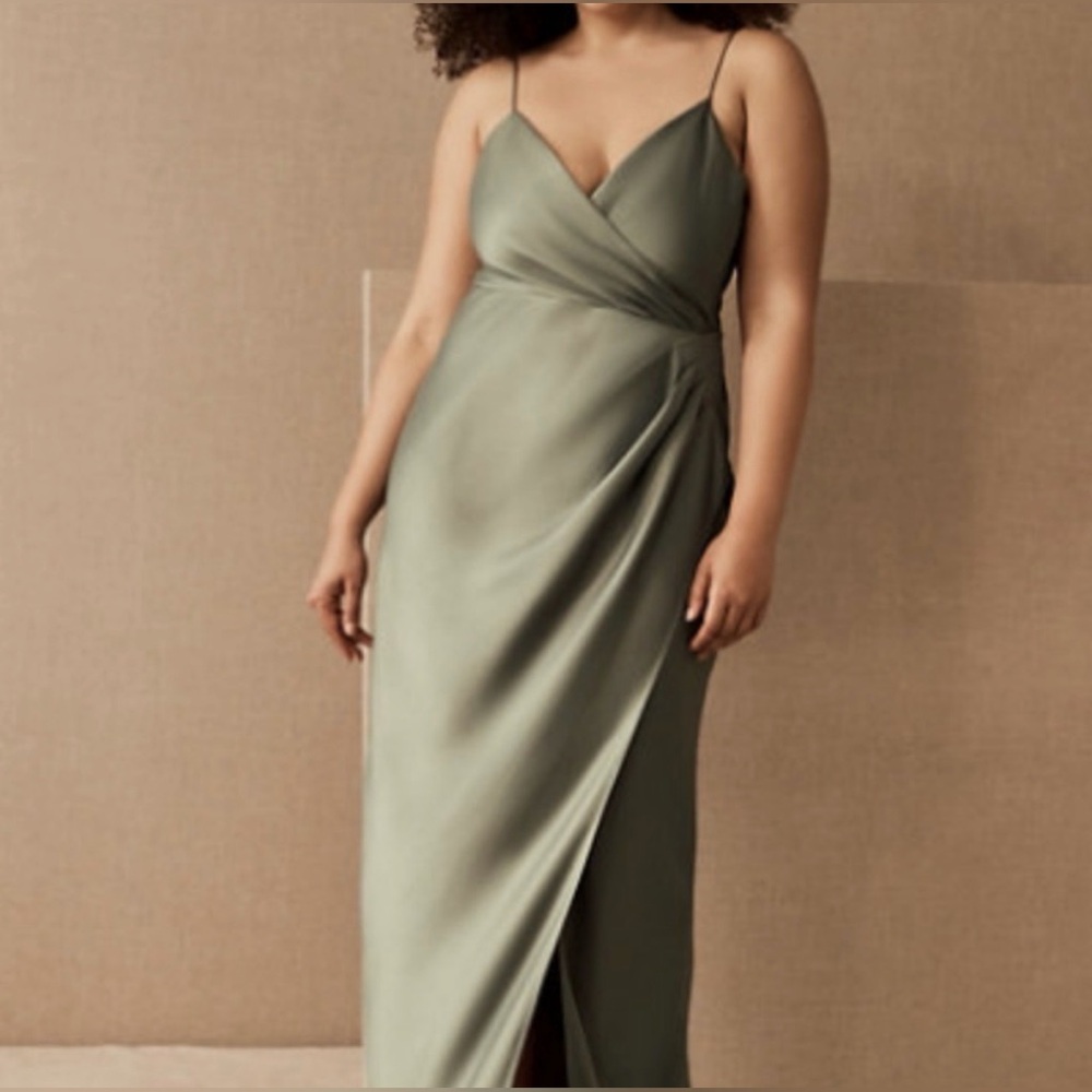 BHLDN Freya Bridesmaid Dress 18W Moss